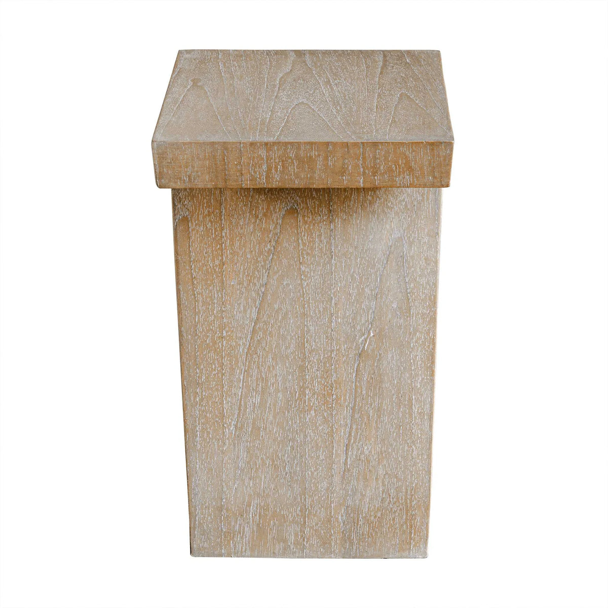 Modern Wood Veneer Accent Table