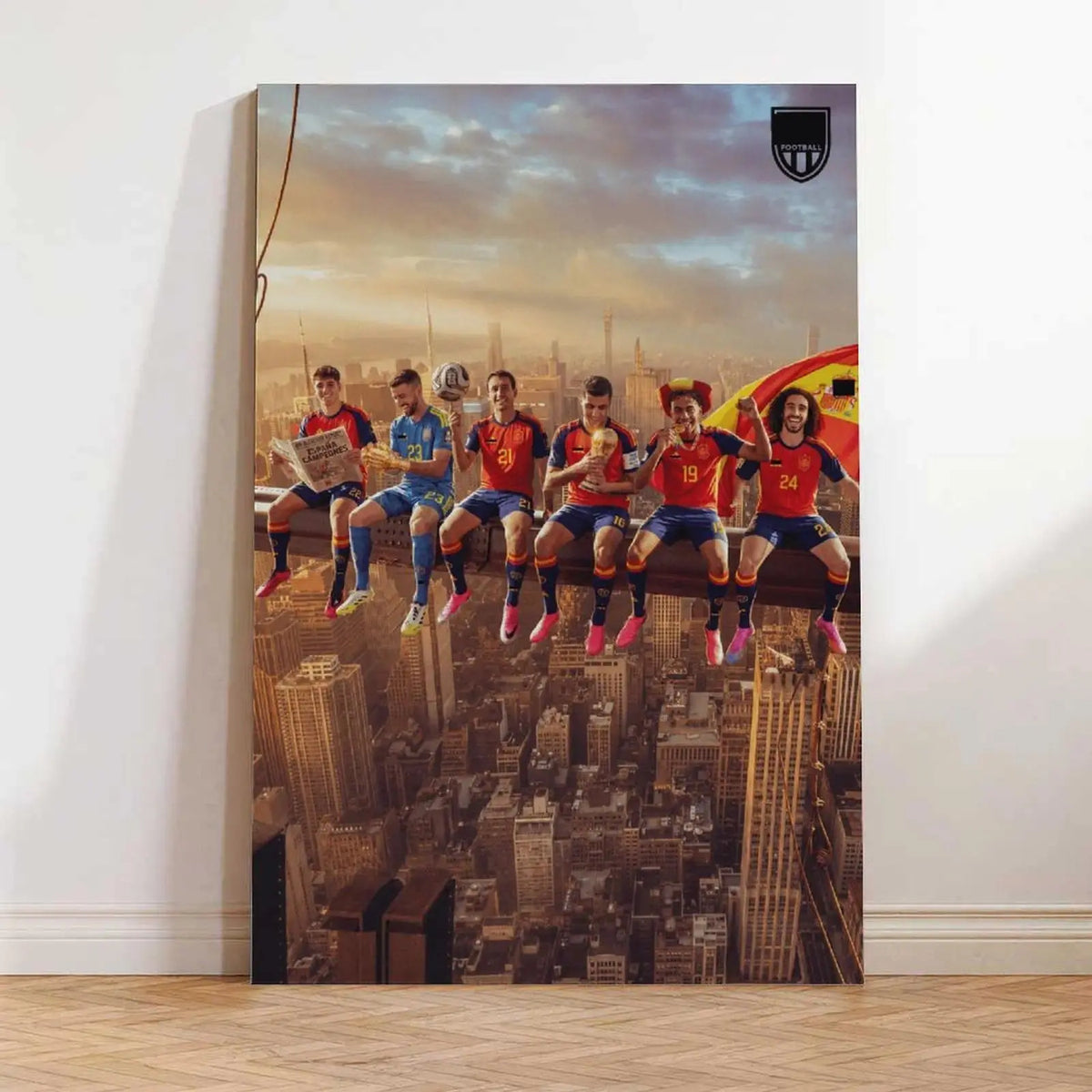 Elevate Your Space with the Spain Team 2026 Championship Canvas Wall Poster - Celebrate Soccer Glory in Style!