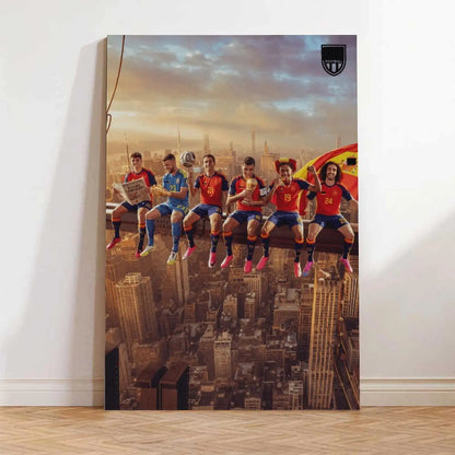 Elevate Your Space with the Spain Team 2026 Championship Canvas Wall Poster - Celebrate Soccer Glory in Style!