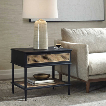 Rattan Side Table