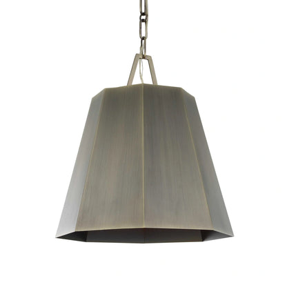 Hexagon Brass Pendant Light