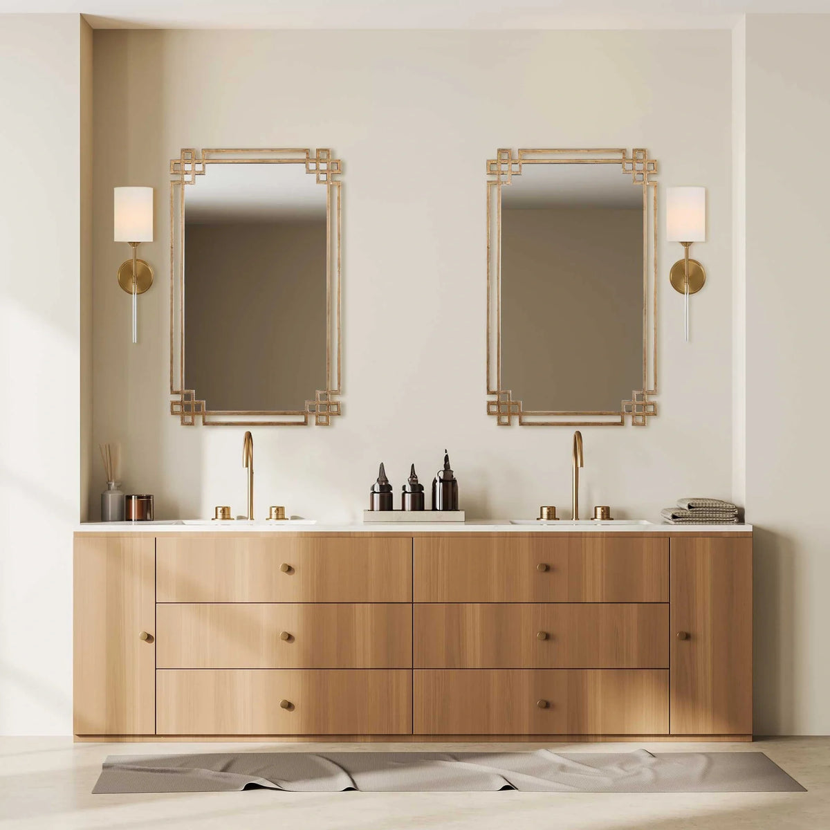 1-Light Brass Sconce