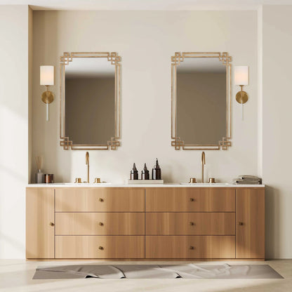 1-Light Brass Sconce