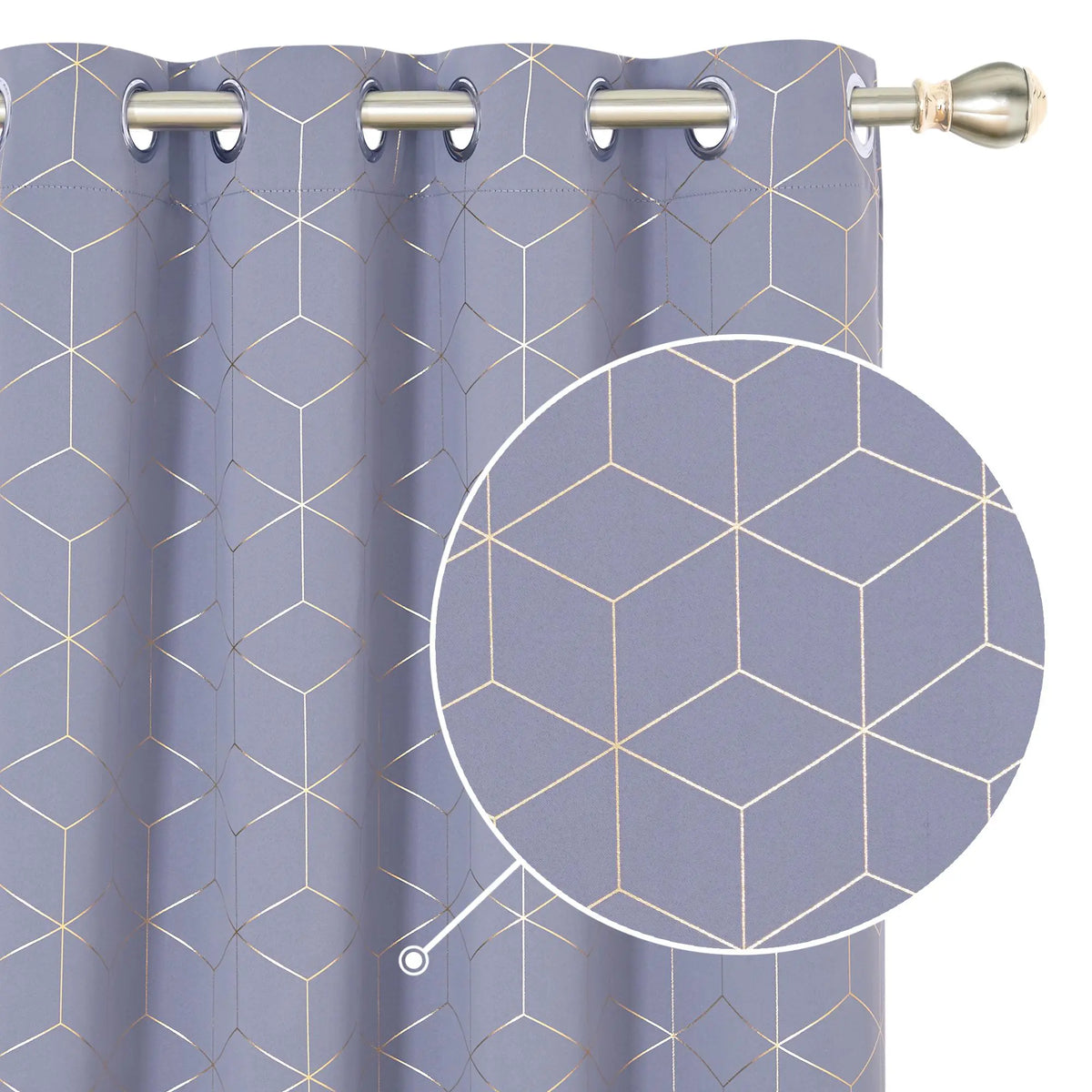 Blackout Curtain Panels | 100% Polyester, Thermal Insulated, Grommet Top | Wide Size Range, Set of 2