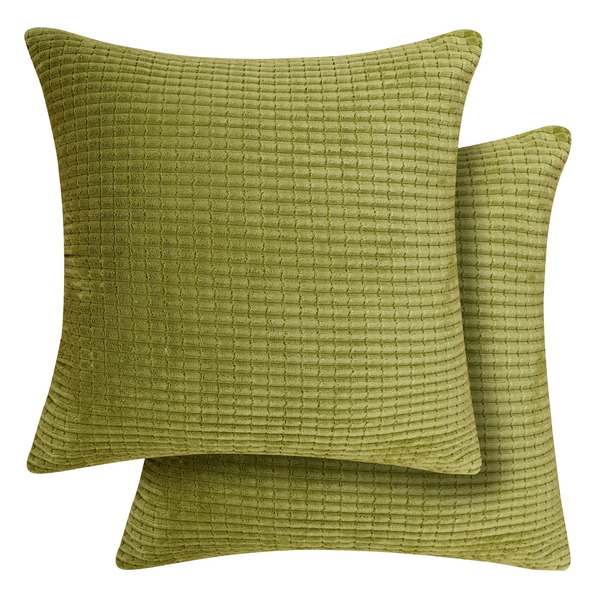 Elevate Your Home Decor with Deconovo's Luxurious Corduroy Stripe Throw Pillow Covers - Set of 2