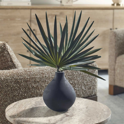 Palm Leaf Accent & Vase