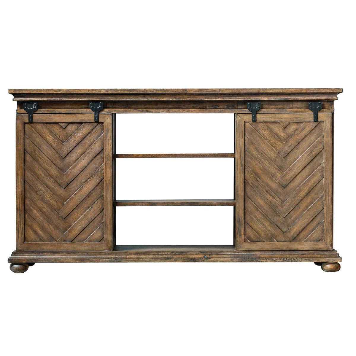 Barn Door Media Console
