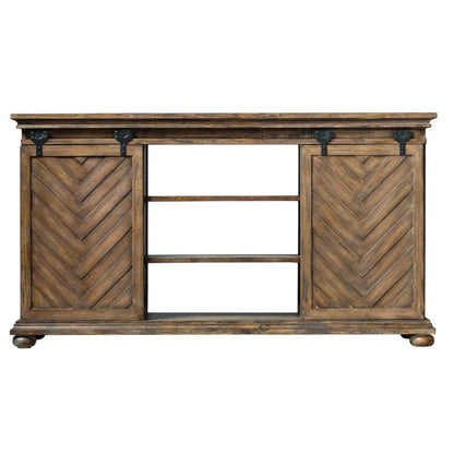 Barn Door Media Console