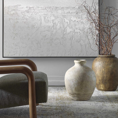 Oversized Rustic Concrete Vase