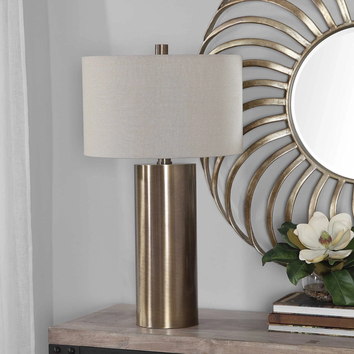 Brushed Brass Table Lamp
