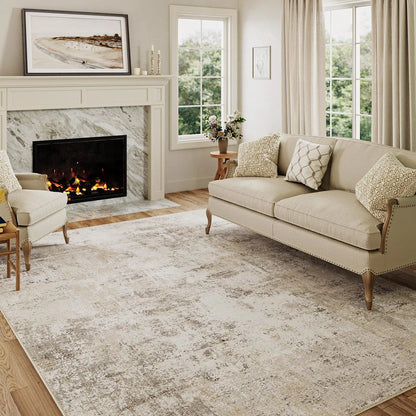 Elevate Your Space with the Purecozy Pet Friendly 9x12 Vintage Area Rug – Perfect for Living Rooms, Kitchens, and More!