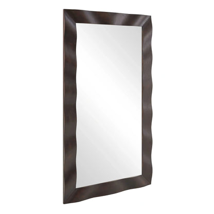 Wavy Wood Mirror