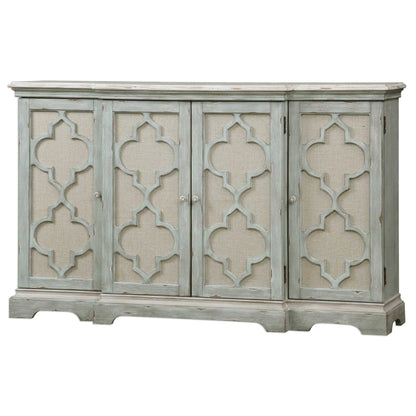 4-Door Gray Cabinet