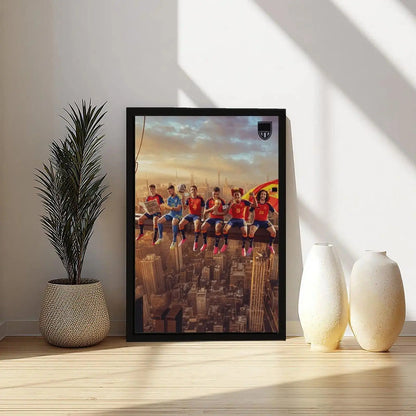 Spain Team 2026 Championship Canvas Wall Poster