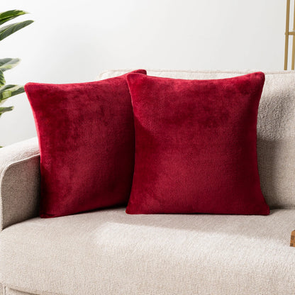 Transform Your Space with PAVILIA Decorative Throw Pillow Covers - Set of 2 Luxurious Velvet Cases for a Cozy Boho Aesthetic in Your Bedroom or Living Room