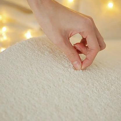 Bow-Shaped Plush Rug | Soft Irregular Accent Mat for Bedroom, Vanity & Nursery | Five Sizes