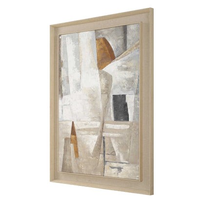Neutral Tone Abstract Canvas