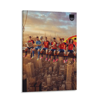 Spain Team 2026 Championship Canvas Wall Poster