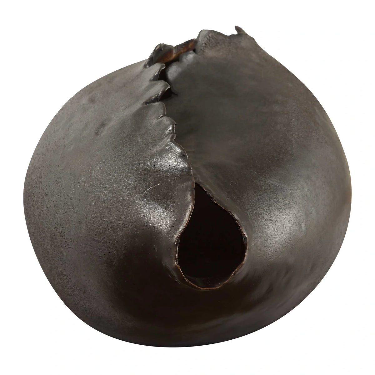 Bronzed Metallic Vase