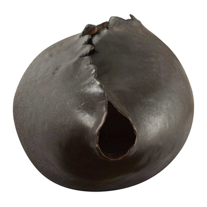 Bronzed Metallic Vase