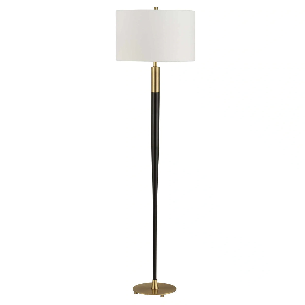 Satin Black Floor Lamp