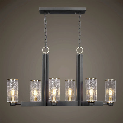 6 Light Industrial Island Light
