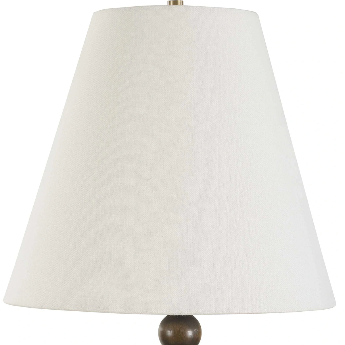 Stacked Wood Sphere Table Lamp