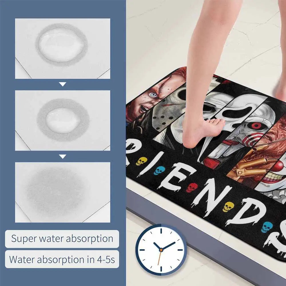 Horror Movie Characters Indoor Area Rug