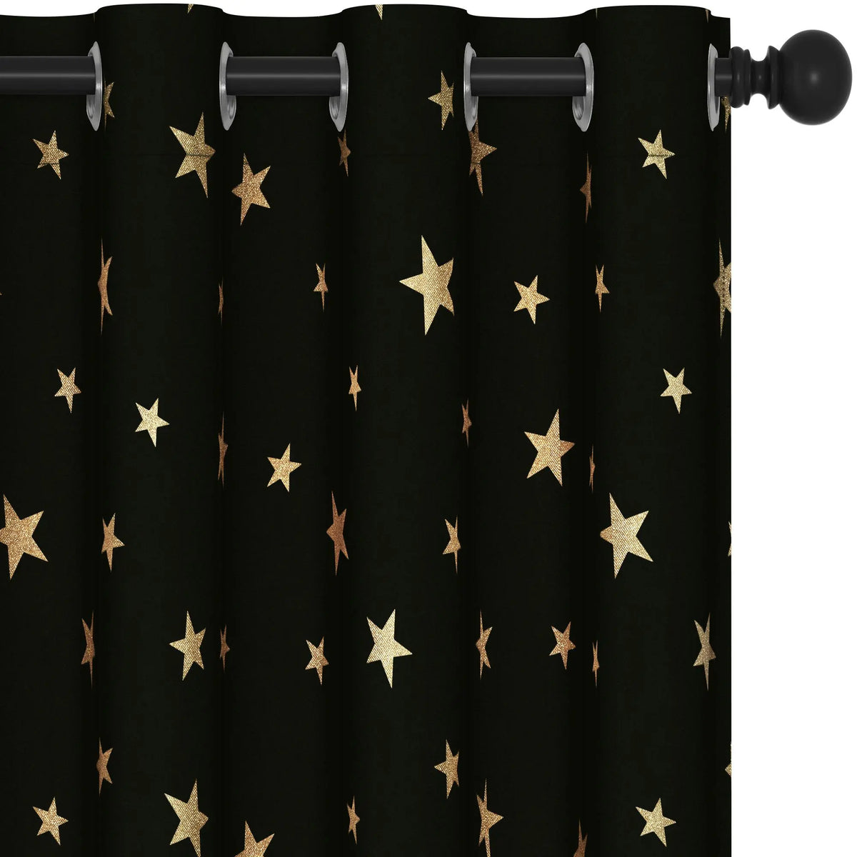 Transform Your Bedroom with Luxurious Blackout Curtains - 2 Panels Featuring a Stunning Constellation Pattern for Ultimate Light Blocking and Privacy