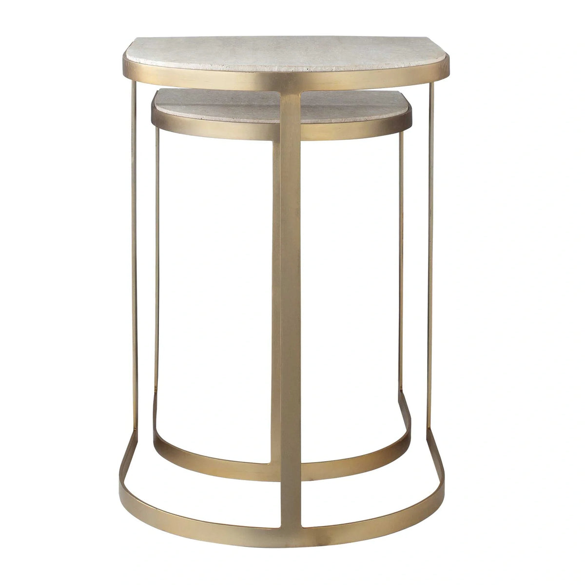 Travertine Nesting Tables Set/2