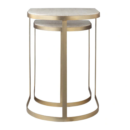 Travertine Nesting Tables Set/2
