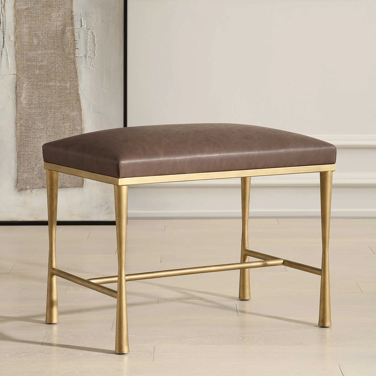Small Gold Accent Bench