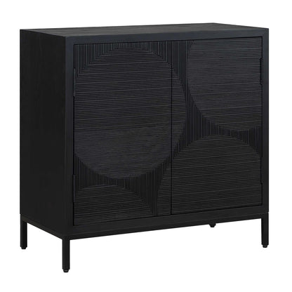 Black 2 Door Cabinet