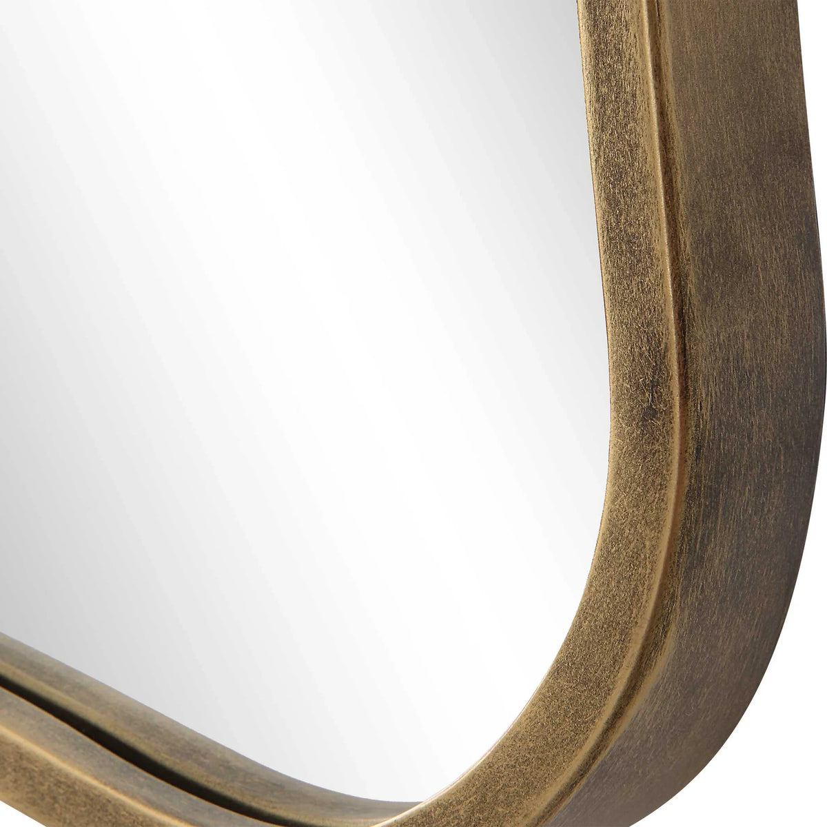 Curvy Black Vanity Mirror