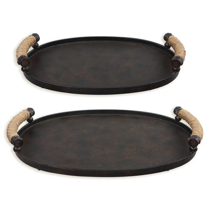 Bronze Trays Set/2