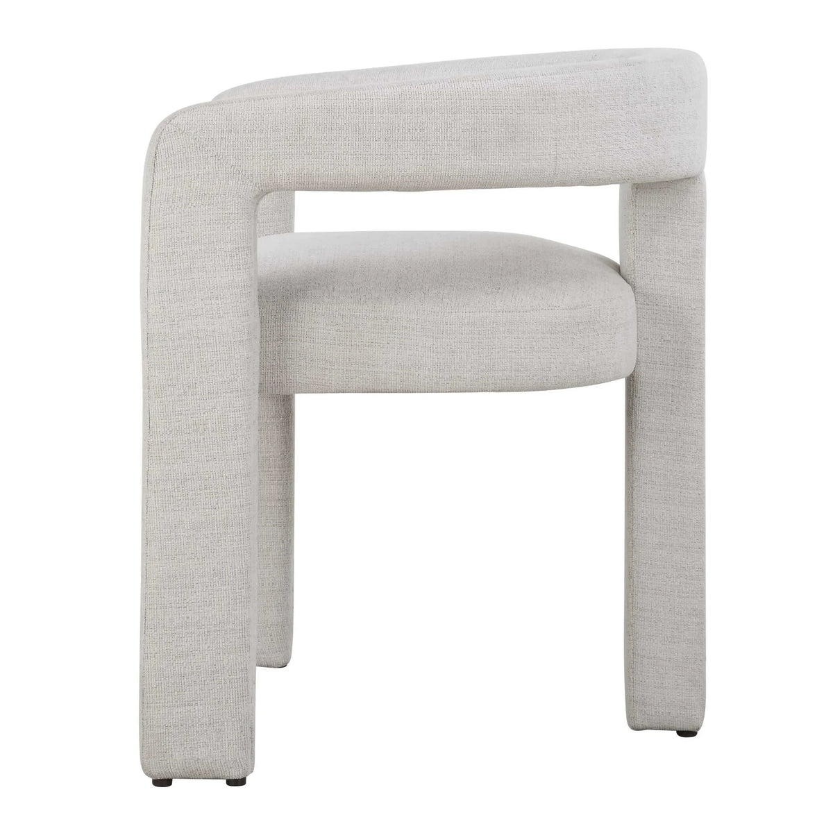 Sculptural Fabric Dining Chair