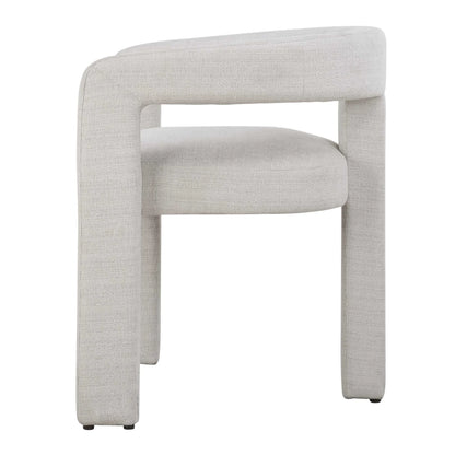 Sculptural Fabric Dining Chair
