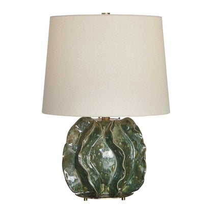 Deep Green Ceramic Table Lamp