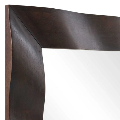 Wavy Wood Mirror