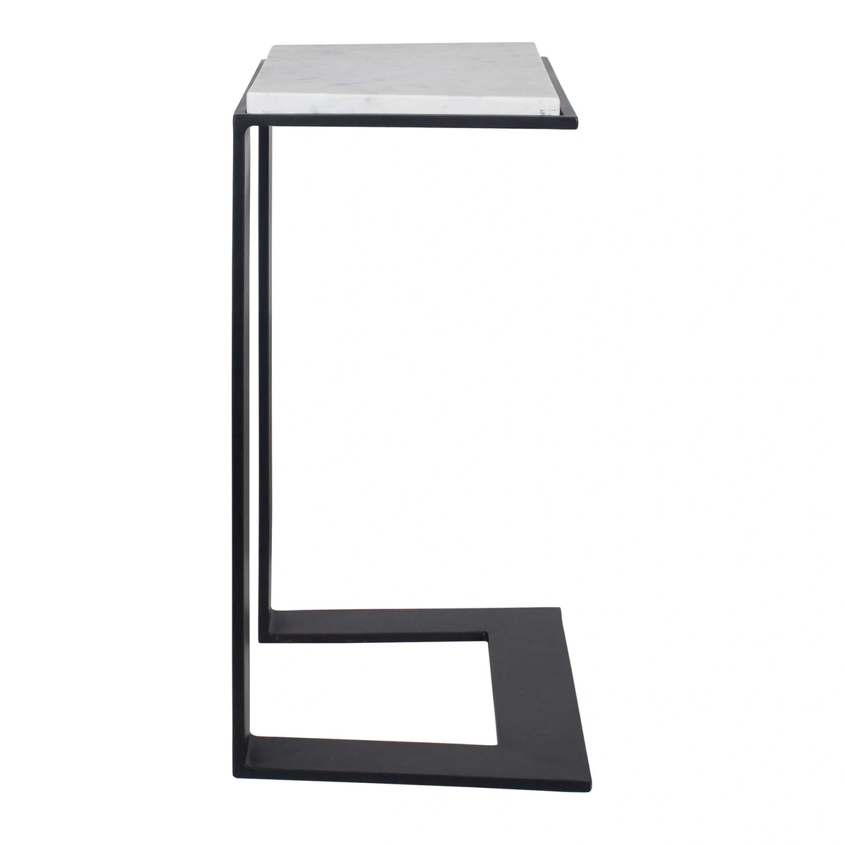 White Marble Accent Table
