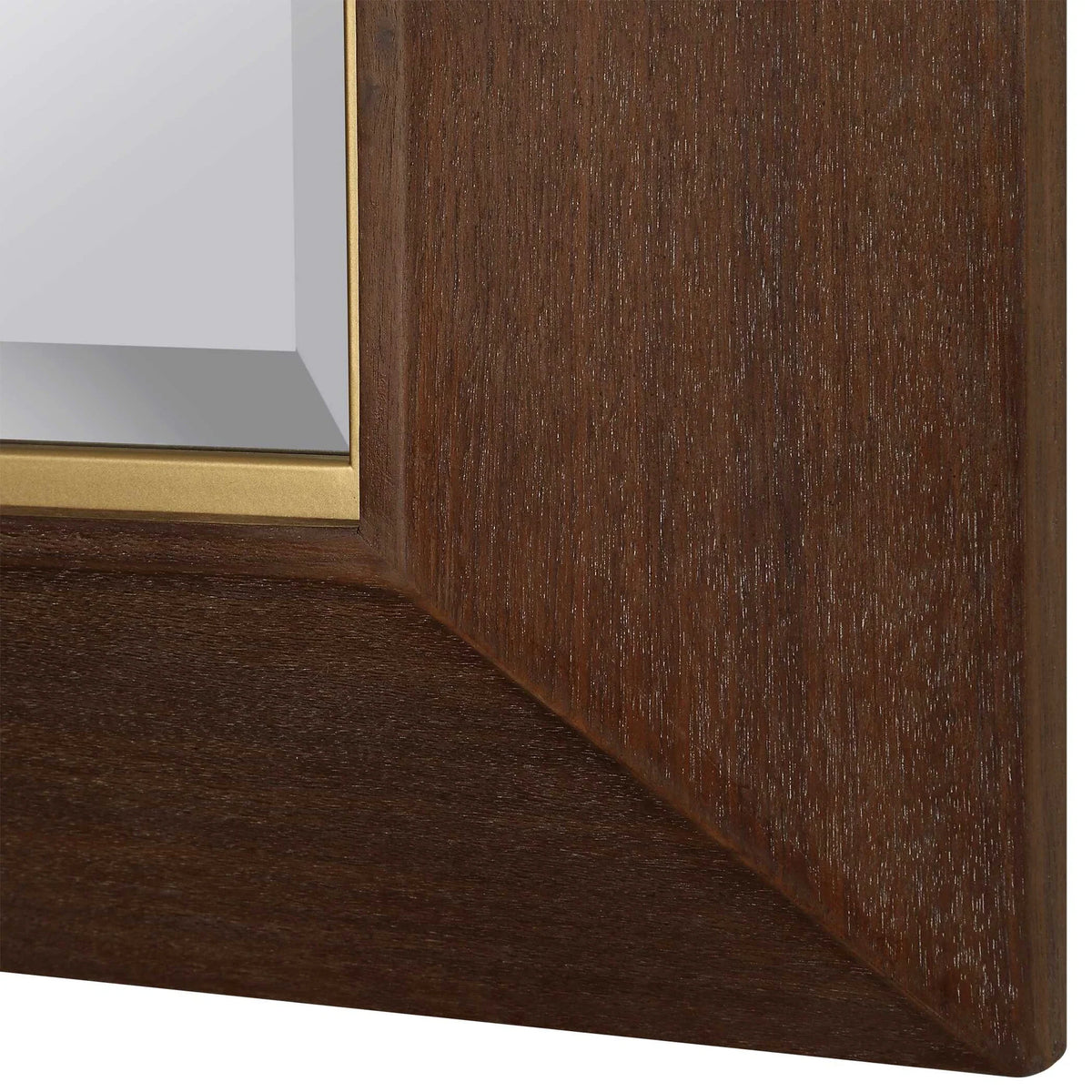 Rectangular Walnut Mirror