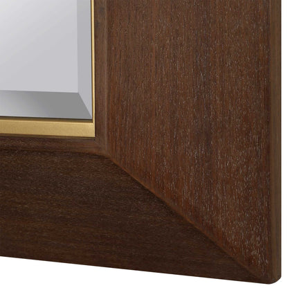Rectangular Walnut Mirror