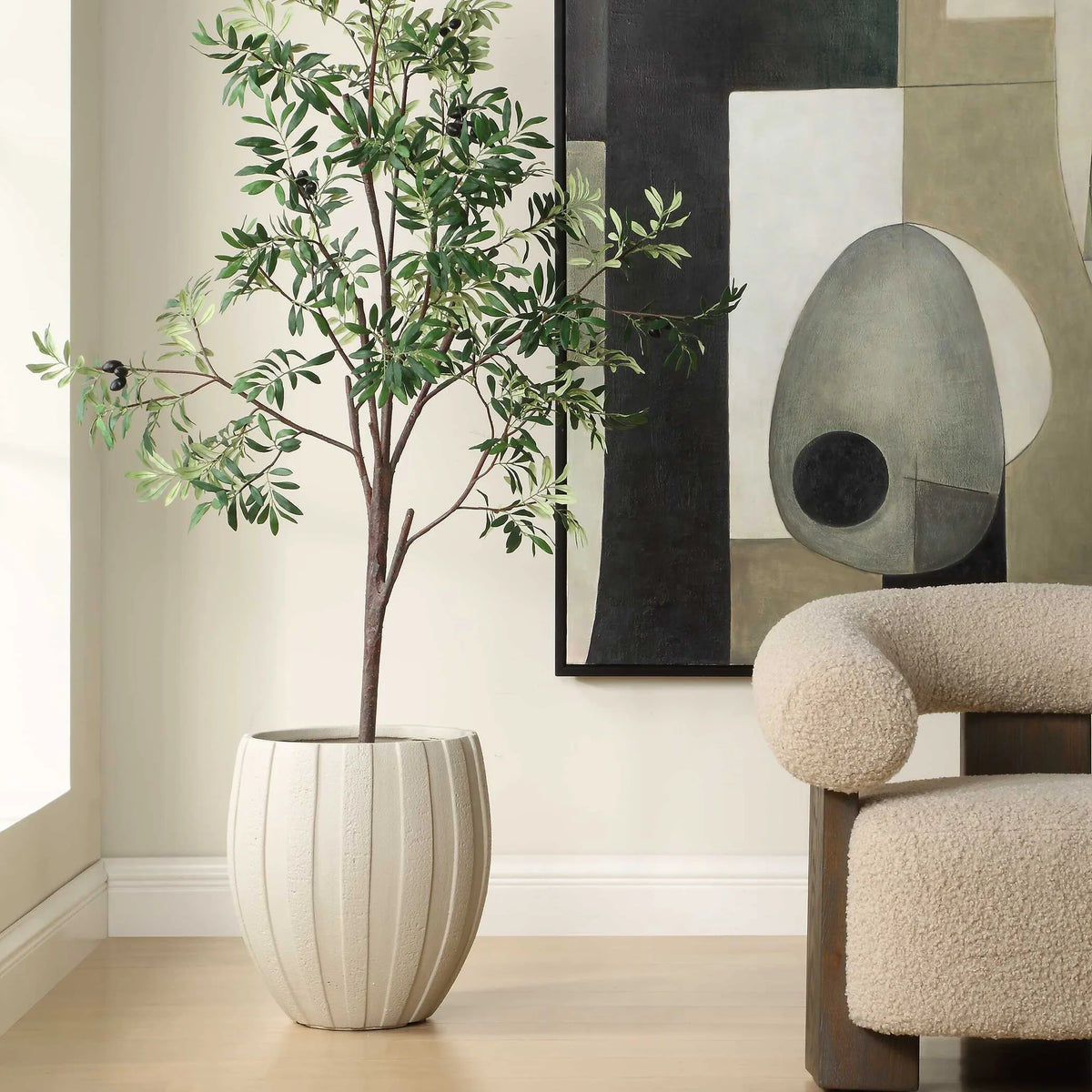 Textured Outdoor Planter