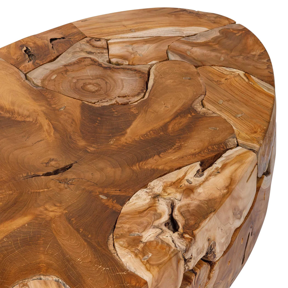 Hand Assembled Teak Coffee Table