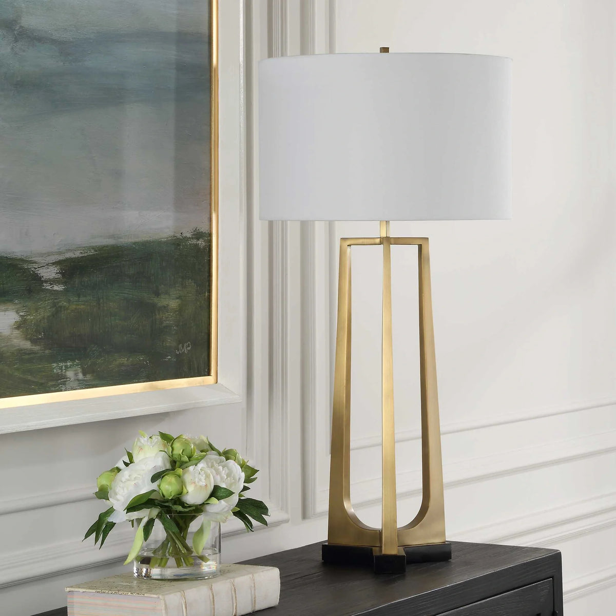 Brass Table Lamp
