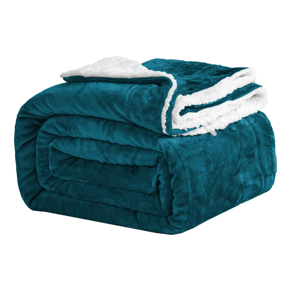 Imperial Homeware Sherpa Fleece Blanket, Dual-Layer 230 GSM Fleece and 180 GSM Sherpa, Warm Lightweight Throw for Bed, Sofa or Travel, Breathable Durable, King Queen Twin Throw Sizes, Easy Care