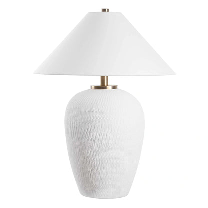 Matt White Table Lamp
