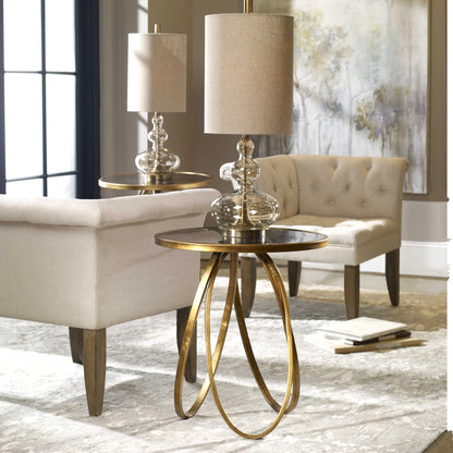 Gold Side Table