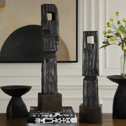 Black Wood Totems Set/2