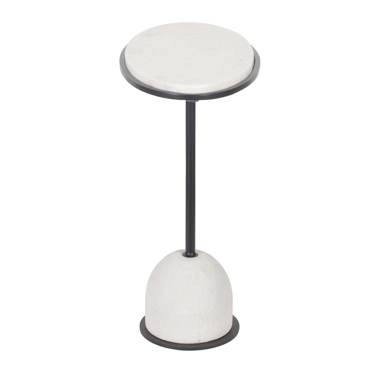 White Marble Side Table